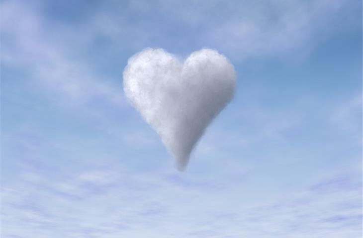 heart wallpaper blue