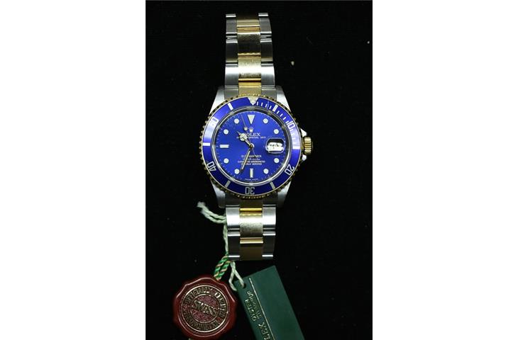 rolex blue face
